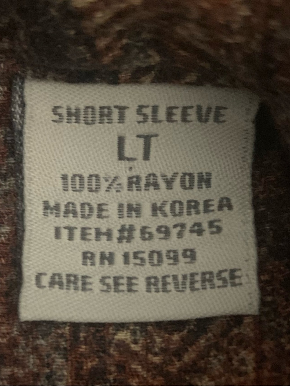FIELDMASTER SS 100% Rayon Shirt - Picture 5 of 8